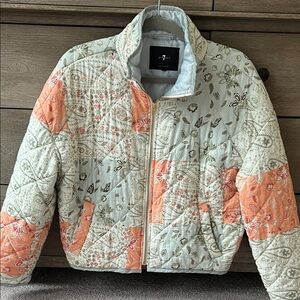 Anthropology 7 For All Mankind Quilted Puffer Jacket